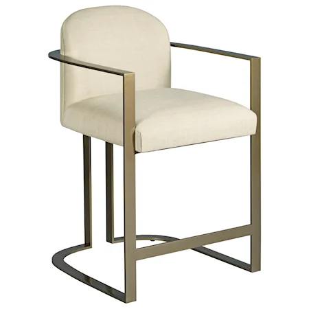 Gates Counter Stool with Upholstered Seat